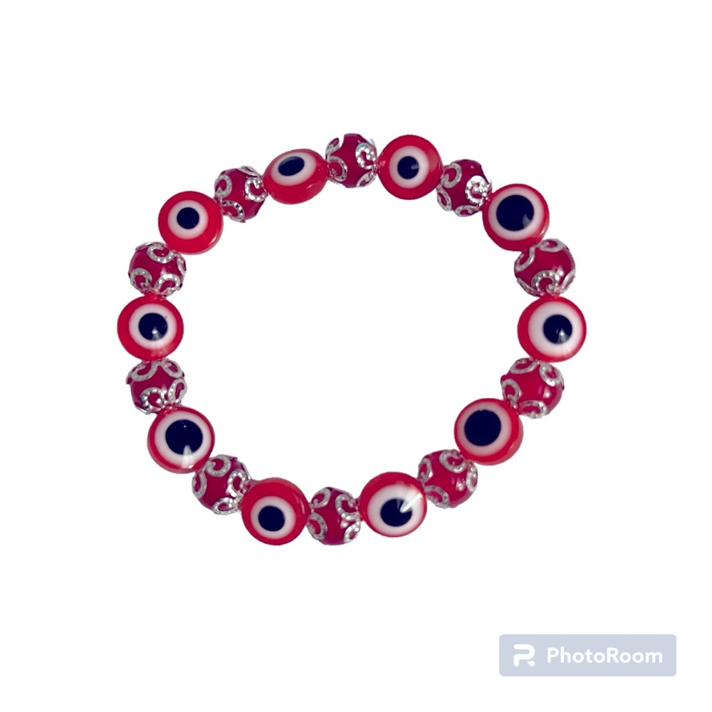 Turkish evil eye elastic bracelet / brazalete elastico de proteccion ojo turco